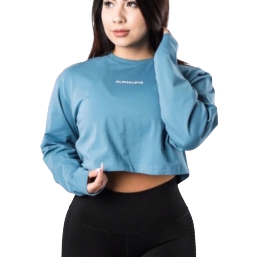Alphalete Oversized Cropped Tee